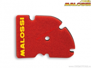 Original double air filter sponge (1414486) - red - Gilera Oregon 250 H2O 4T E3 ('07-'10) - Malossi