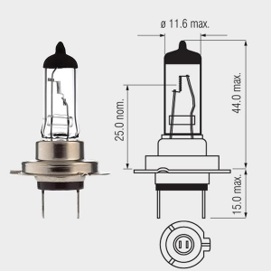 Osram - Halogen Bulb 12V - 55W H7 PX26D