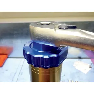 Outil de bouchon de fourche pour KYB - Bleu, Anodisé - 38050106
