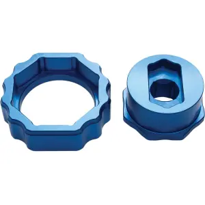 Outil pour bouchon de fourche pour Showa - Bleu, anodisé - 38050119