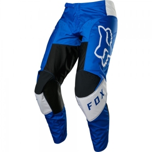 Pantaloni enduro / cross FOX 180 LUX PANTS (albastru - alb): Mărime - 32
