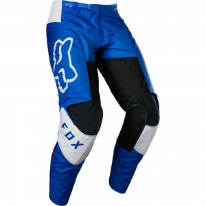 Pantaloni enduro / cross FOX 180 LUX PANTS (albastru - alb): Mărime - 34