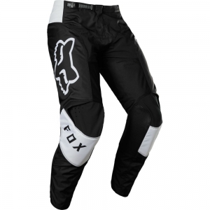 Pantaloni enduro / cross FOX 180 LUX PANTS (negru - alb): Mărime - 32