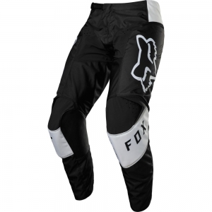 Pantaloni enduro / cross FOX 180 LUX PANTS (negru - alb): Mărime - 36