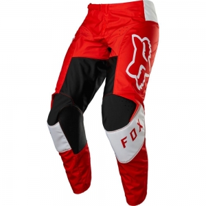 Pantaloni enduro / cross FOX 180 LUX PANTS (rosu - negru): Mărime - 32