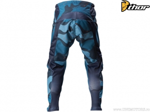 Pantaloni enduro / cross Sector Camo (albastru) - Thor