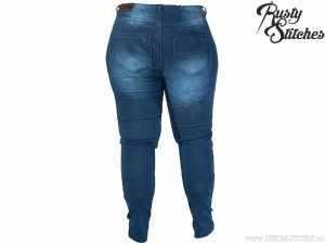 Pantaloni femei moto Rusty Stitches Super Ella Denim (albastru) - Rusty Stitches
