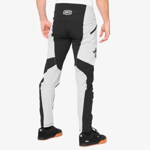 Pantaloni MTB R-Core X alb/negru: Mărime - 34