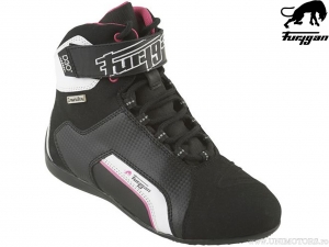 Pantofi femei moto Furygan Jet D30 Sympatex Black-Pink (negru-roz) - Furygan