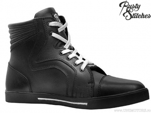 Pantofi moto Rusty Stitches Franky Black (negru) - Rusty Stitches