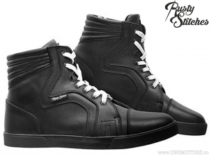 Pantofi moto Rusty Stitches Franky Black (negru) - Rusty Stitches
