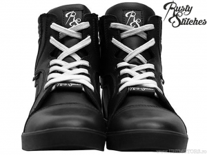 Pantofi moto Rusty Stitches Franky Black (negru) - Rusty Stitches