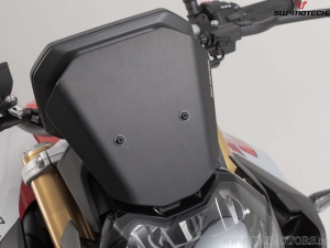 Parabrezza - materiale: alluminio/acciaio - colore: nero - BMW F 900 R ('19-) - SW-Motech