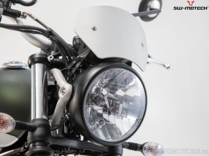 Parabrezza - materiale: alluminio - colore: argento - Triumph Street Scrambler 900 ('16-) - SW-Motech