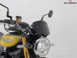 Parabrezza - materiale: alluminio - colore: nero - Kawasaki Z900RS ('17-) / SE ('21-) - SW-Motech