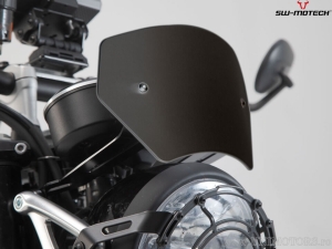Parabrezza - materiale: alluminio - colore: nero - Triumph Speed Twin 1200 ('18-) - SW-Motech