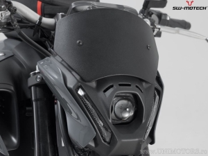Parabrezza - materiale: alluminio - colore: nero - Yamaha MT-09 ('20-) - SW-Motech