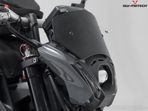 Parabrezza - materiale: alluminio - colore: nero - Yamaha MT-09 ('20-) - SW-Motech
