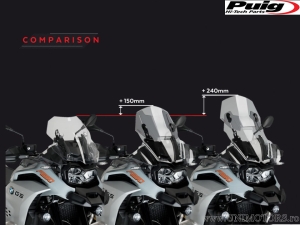 Parabrezza Touring Puig New Generation trasparente nudo - BMW F 850 850 GS ABS ('18-'20) - Puig