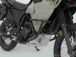 Paracoppa motore - materiale: alluminio - colore: argento - Kawasaki KLR 650 ('08-) - SW-Motech