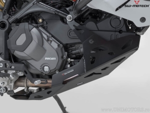 Paracoppa motore - materiale: alluminio - colore: nero - Ducati DesertX ('22-) - SW-Motech
