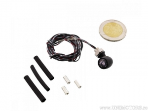 Parada completa LED universal negro Atto RB con montaje horizontal - Kellermann