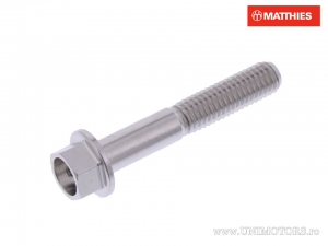 Parafuso com tampa hexagonal Pro Bolt M5 x 0.8 x 30 mm em aço inoxidável A4 prateado - JM