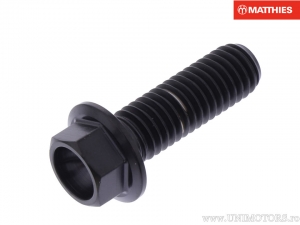 Parafuso com tampa hexagonal Pro Bolt M8 x 1.25 x 25 mm titânio preto - JM
