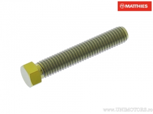 Parafuso de ajuste de tensão da corrente Pro Bolt M8 x 1.25 x 45 mm titânio dourado - JM