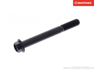Parafuso de cabeça hexagonal Pro Bolt M8 x 1.25 x 70 mm titânio preto - JM