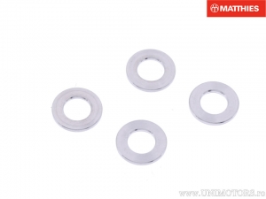 Parafuso Saiba M6 6.00 x 12.00 x 1.40 mm alumínio - JM