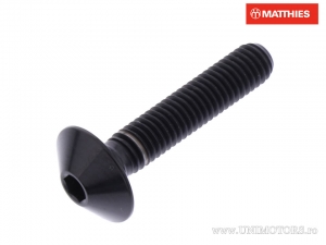 Parafuso tampão Pro Bolt M5 x 0.80 x 25 mm titânio preto - JM