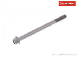 Parafuso tampa hexagonal Pro Bolt M6 x 1.00 x 80 mm titânio - JM