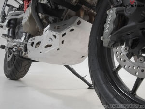 Paramotore - materiale: alluminio - colore: argento - Ducati Multistrada V4 ('20-) - SW-Motech