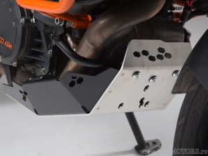 Paramotore - materiale: alluminio - colore: nero/argento - KTM 1090 Adv / 1190 Adv/R / 1290 SAdv - SW-Motech