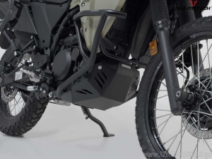 Paramotore - materiale: alluminio - colore: nero - Kawasaki KLR 650 ('08-) - SW-Motech