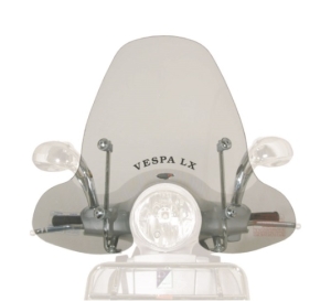 Parbriz mare (inalt) transparent Vespa LX 2T-4T AC 50-125-150cc