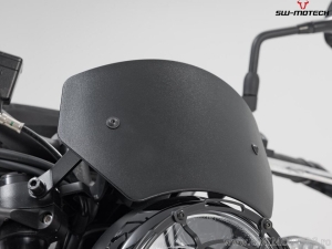 Parbriz - material: aluminiu - culoare: negru - Triumph Trident 660 ('21-) - SW-Motech