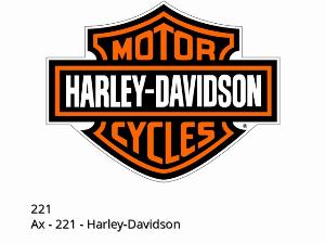Pasador - 221 - Harley-Davidson