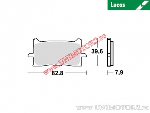 Pastiglie Freno Anteriori - MCB888SV Sinterizzate SV - Lucas TRW
