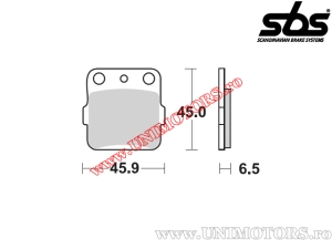 Pastiglie freno anteriori - SBS 584SI (metalliche / sinterizzate) - (SBS)