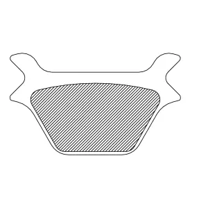 Pastilhas de freio de metal sinterizado Harley/Buell - 17211357