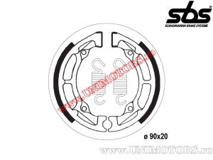 Pastilhas de freio dianteiras - 90x20mm SBS 2020 - (SBS)