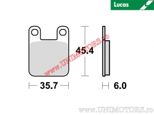 Pastilhas de freio dianteiras - MCB535 orgânicas - Lucas TRW