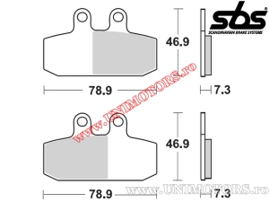 Pastilhas de freio dianteiras - SBS 179MS (metálicas / sinterizadas) - (SBS)