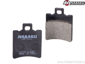 Pastilhas de freio orgânicas - Aprilia Amico 50 GLE / Generic Onyx 50 2T / MBK Booster 50 12 polegadas / Yamaha Zest 80 - Narak