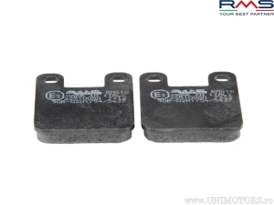 Pastilhas de travão orgânicas dianteiras - Beta / Cagiva / Derbi / Gilera / Italjet / MBK / Peugeot / Puch / Rieju / Suzuki / 