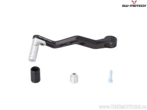 Pedale cambio in alluminio colore nero-argento - Suzuki V-Strom 800 / 800DE ('22-) - SW-Motech