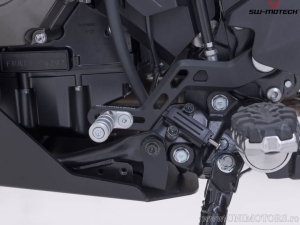 Pedale cambio in alluminio colore nero-argento - Suzuki V-Strom 800 / 800DE ('22-) - SW-Motech