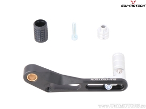 Pedale cambio in alluminio colore nero-argento - Triumph Tiger 1050 modelli ('06-) - SW-Motech